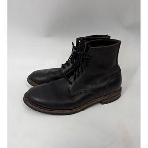 Oak Street Bootmakers Leather Trench Boots Size 11 D Natural Dainite Soles USA